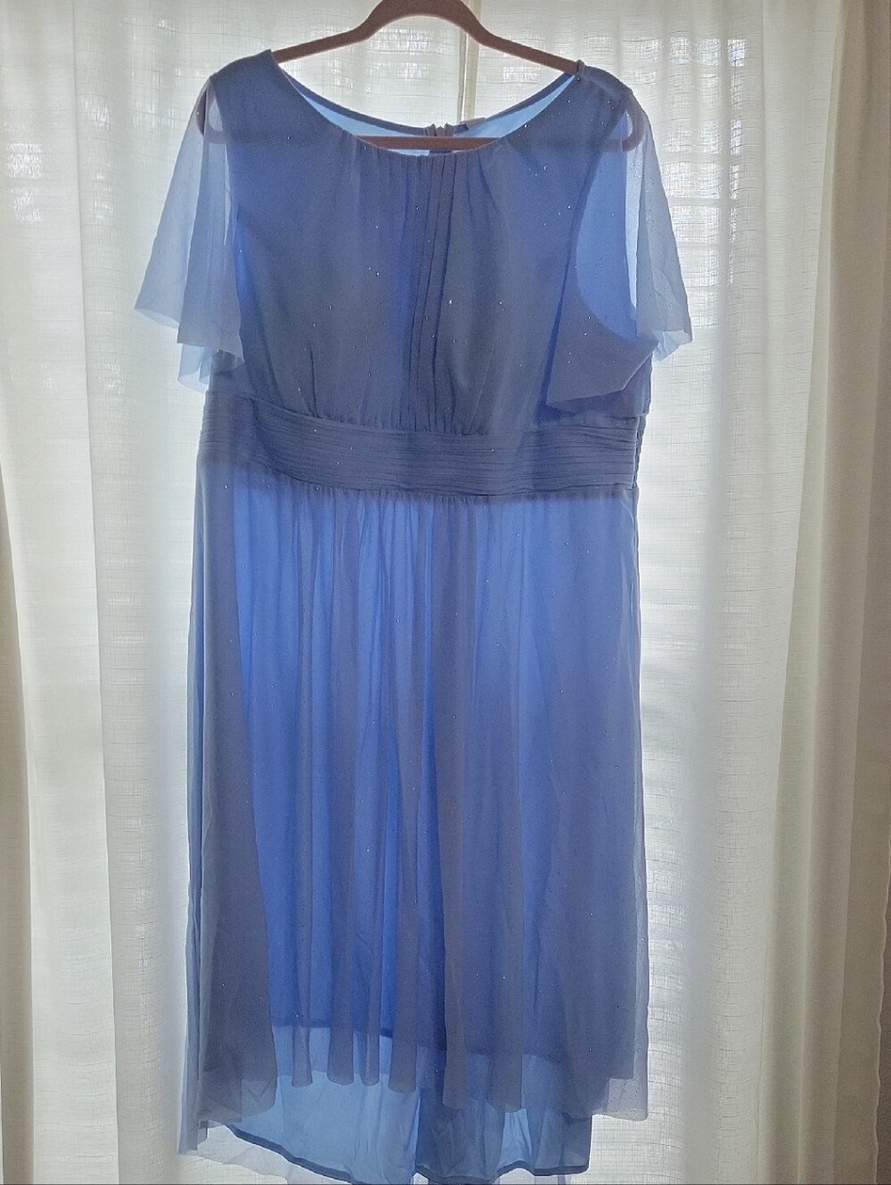 Ever Pretty Baby Blue Dress With Sparkles